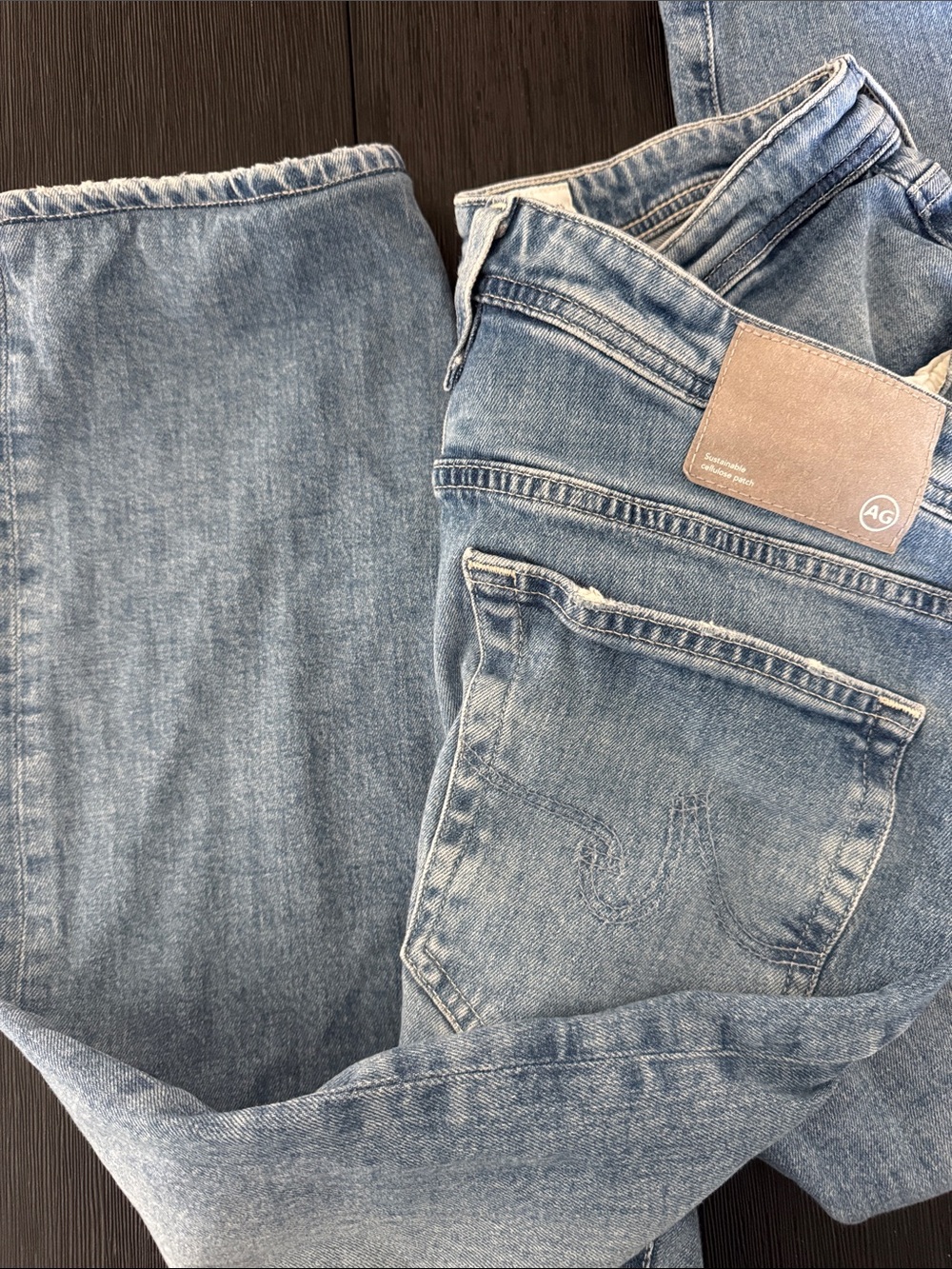 AG Adriano Goldschmied Protege Men’s Jeans Straight Leg Light Wash 34x34 34x24 - Picture 6 of 12